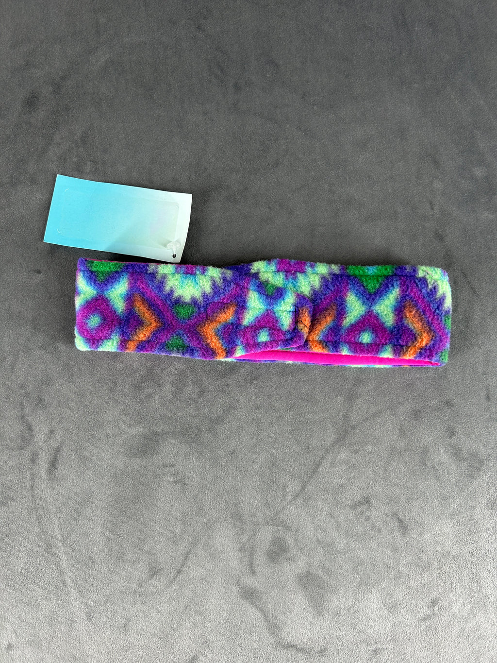 Fascia in pile Aesse multicolore vintage – Unisex Taglia unica