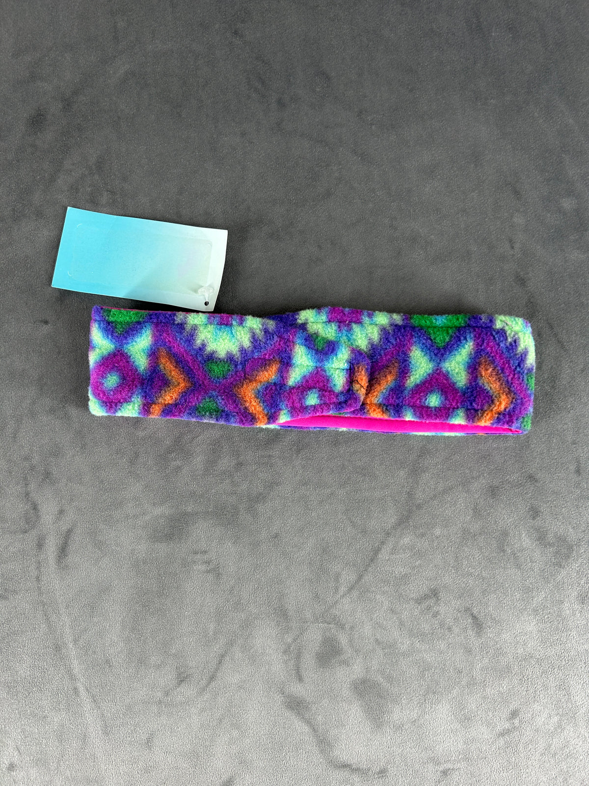 Fascia in pile Aesse multicolore vintage – Unisex Taglia unica