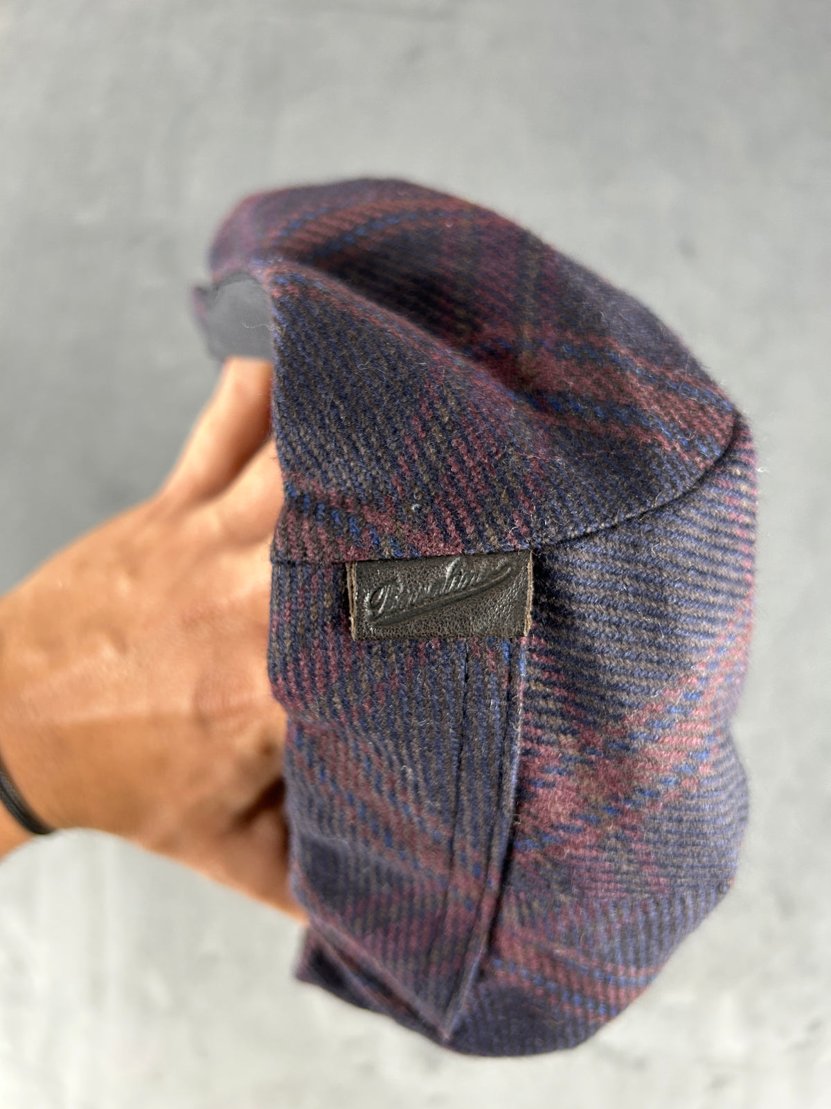 Coppola Borsalino multicolore vintage – Uomo Taglia 59