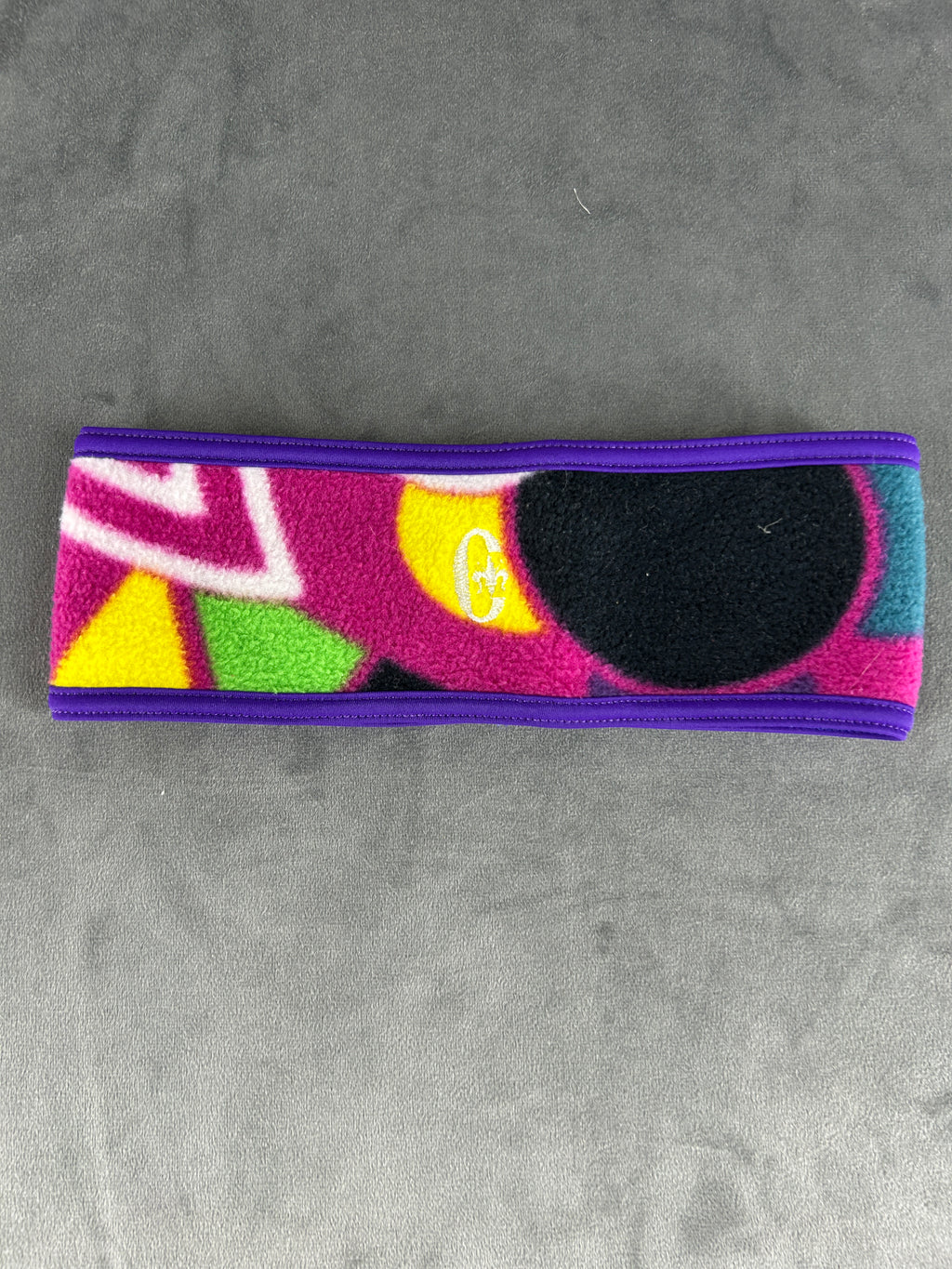 Fascia in pile Conte of Florence multicolore vintage – Unisex Taglia unica
