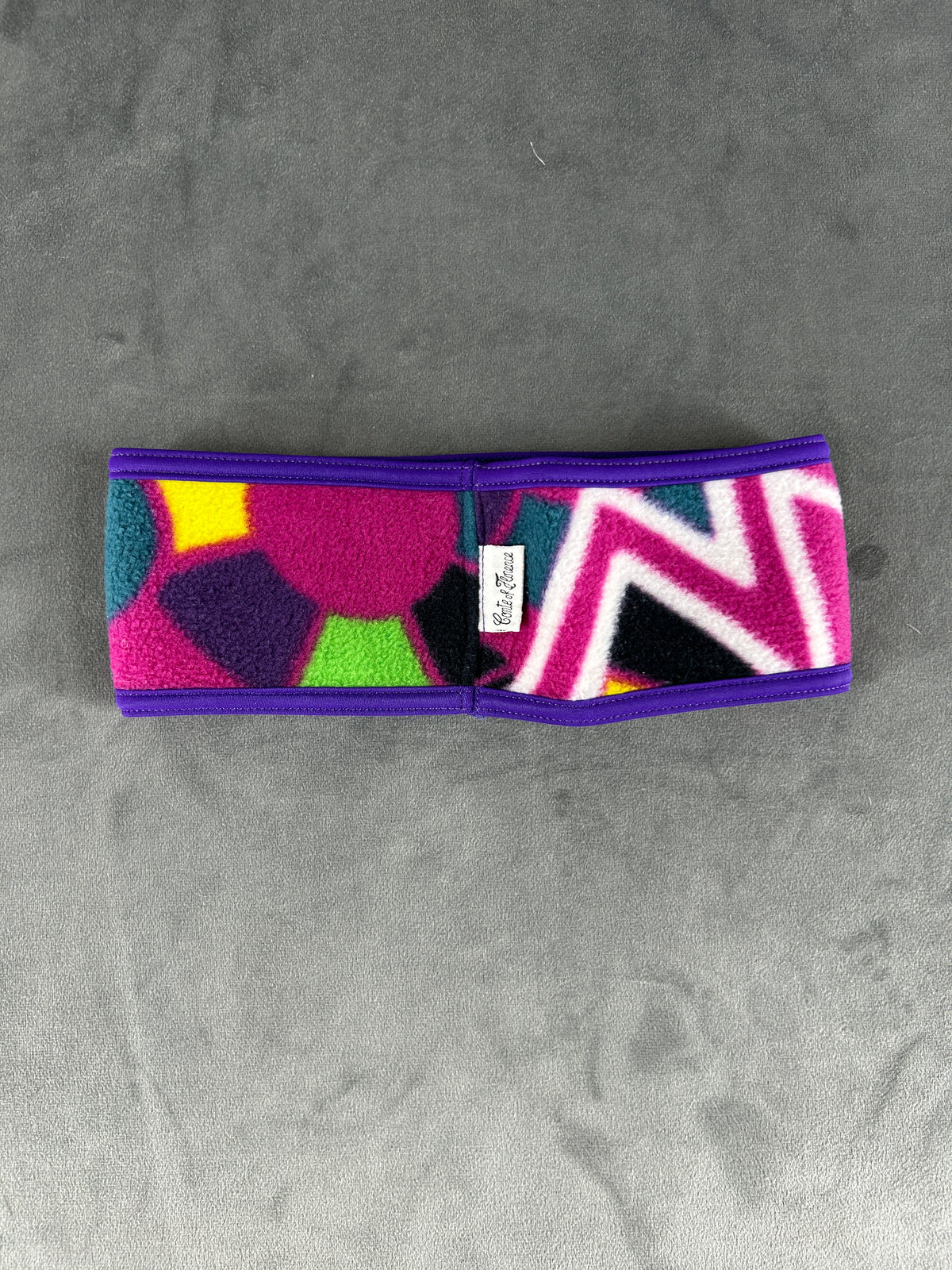 Fascia in pile Conte of Florence multicolore vintage – Unisex Taglia unica