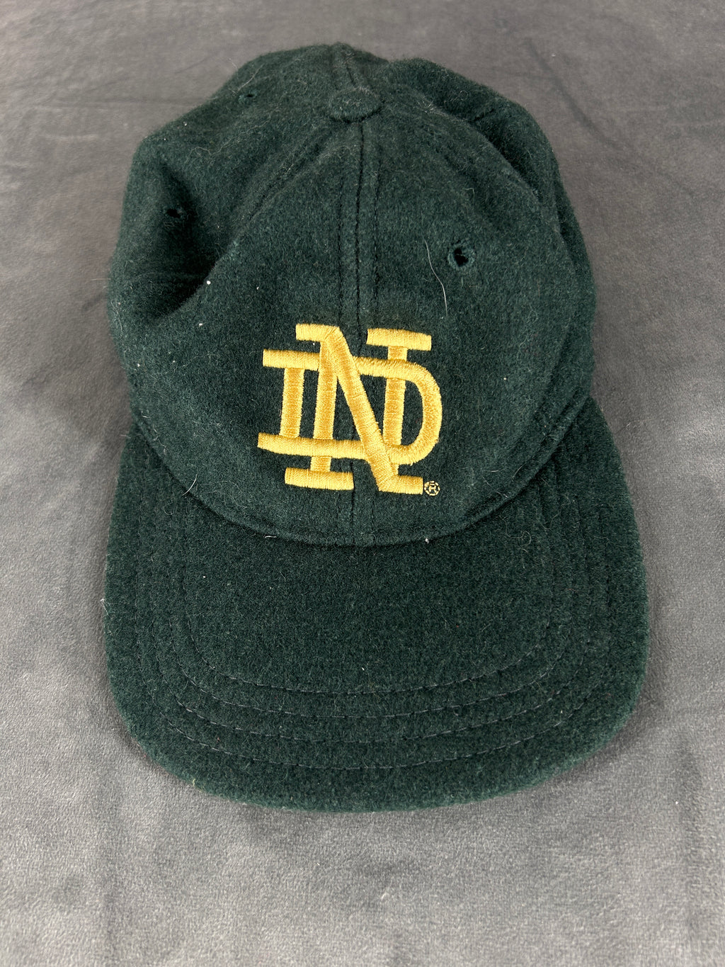 Cappello University of Notre Dame verde vintage – Uomo Taglia unica