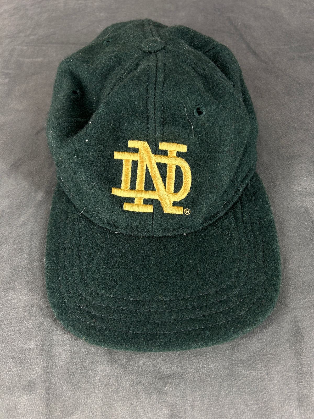Cappello University of Notre Dame verde vintage – Uomo Taglia unica