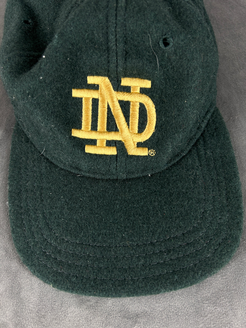 Cappello University of Notre Dame verde vintage – Uomo Taglia unica