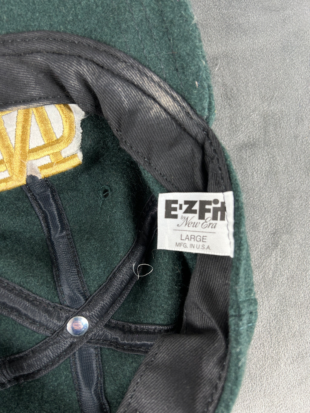 Cappello University of Notre Dame verde vintage – Uomo Taglia unica