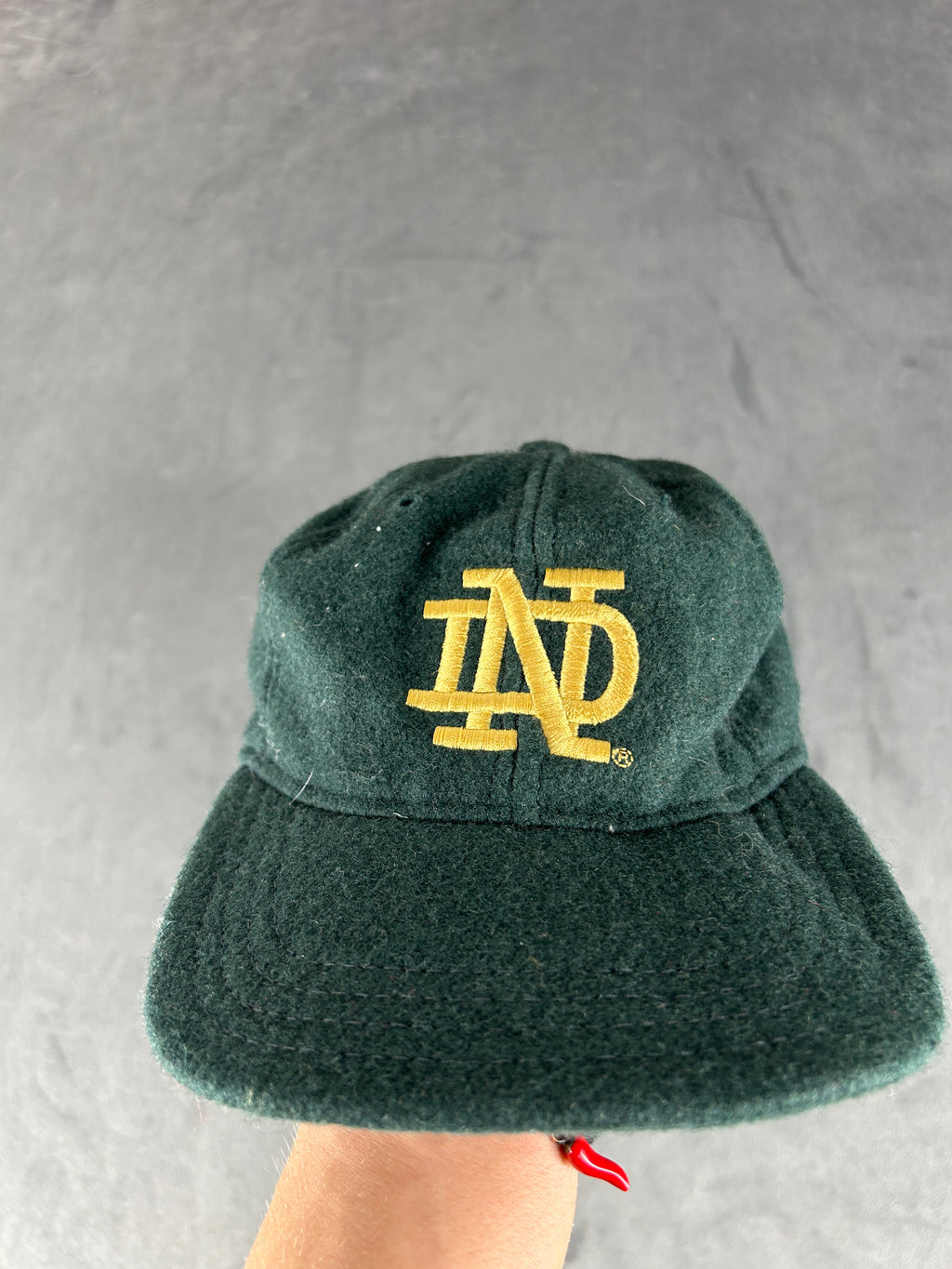 Cappello University of Notre Dame verde vintage – Uomo Taglia unica