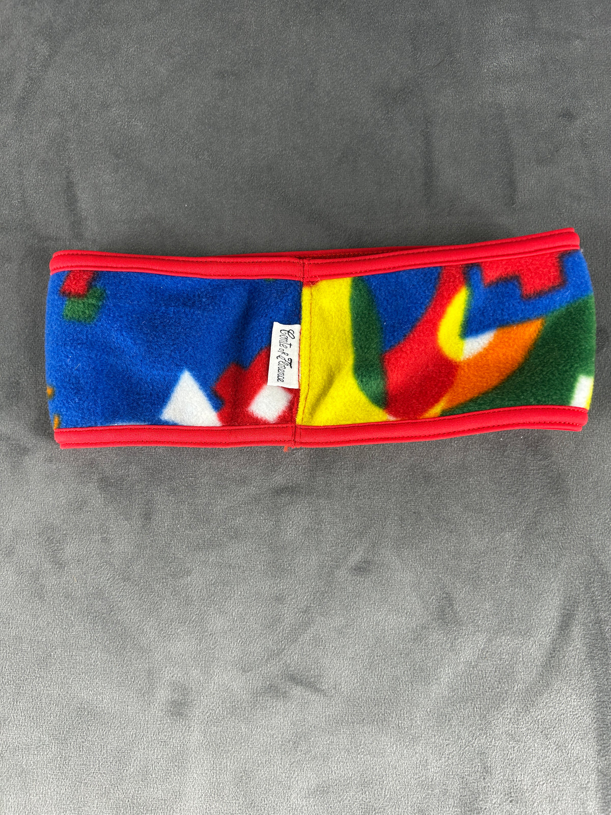 Fascia in pile Conte of Florence multicolore vintage – Unisex Taglia unica