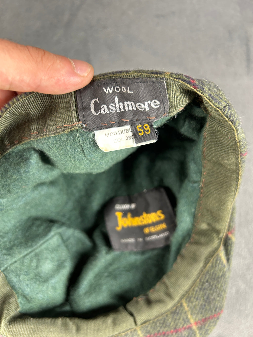 Coppola marrone vintage – Uomo Taglia 59