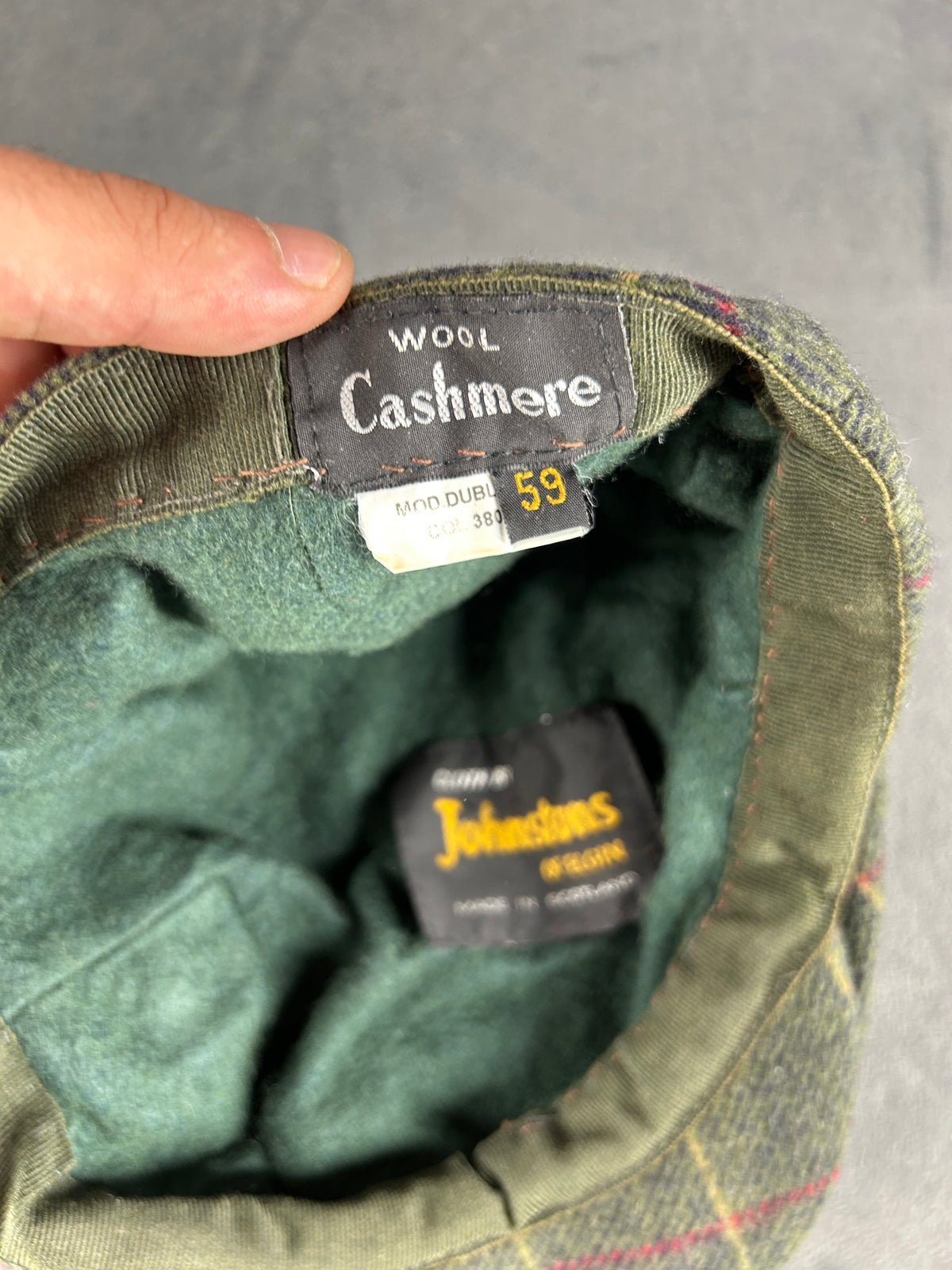 Coppola marrone vintage – Uomo Taglia 59