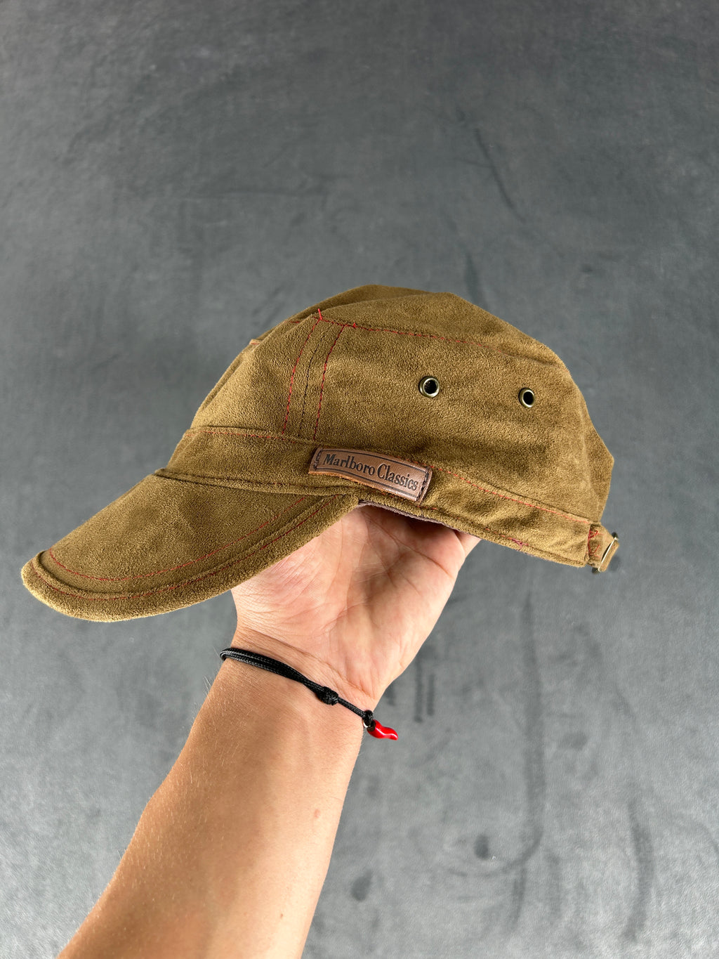 Cappello Marlboro Classics marrone vintage – Unisex Taglia unica