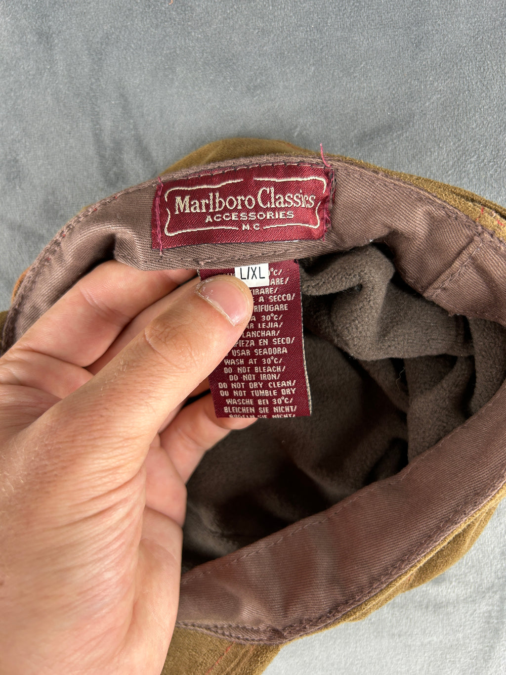 Cappello Marlboro Classics marrone vintage – Unisex Taglia unica