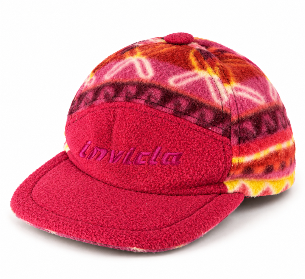 Cappello in pile Invicta multicolore vintage – Unisex Taglia unica