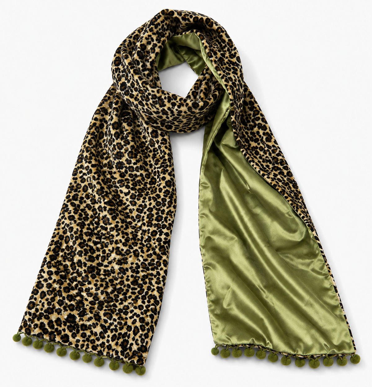 Sciarpa verde vintage – Donna Taglia unica