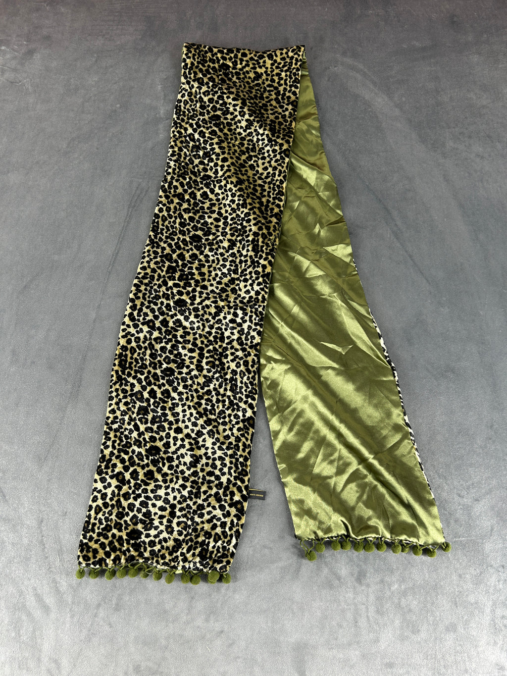 Sciarpa verde vintage – Donna Taglia unica
