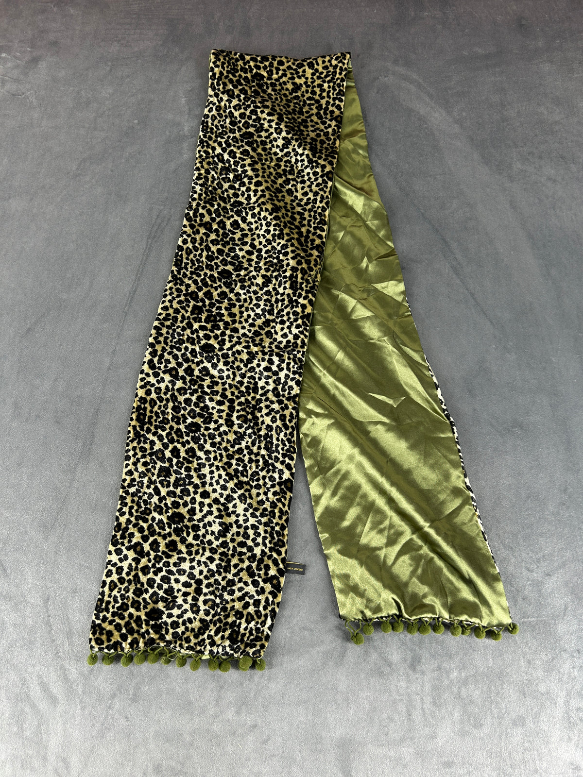 Sciarpa verde vintage – Donna Taglia unica