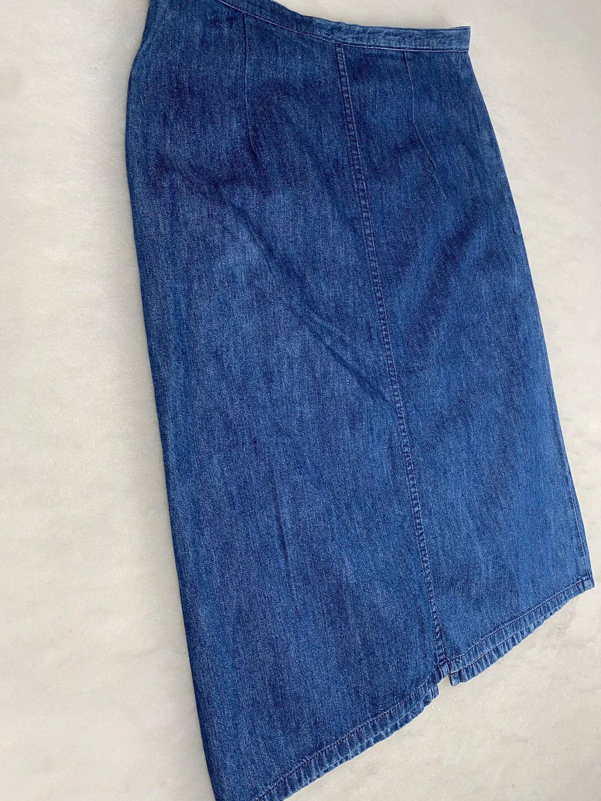 Gonna di jeans blu vintage – Donna Taglia L (IT 46)