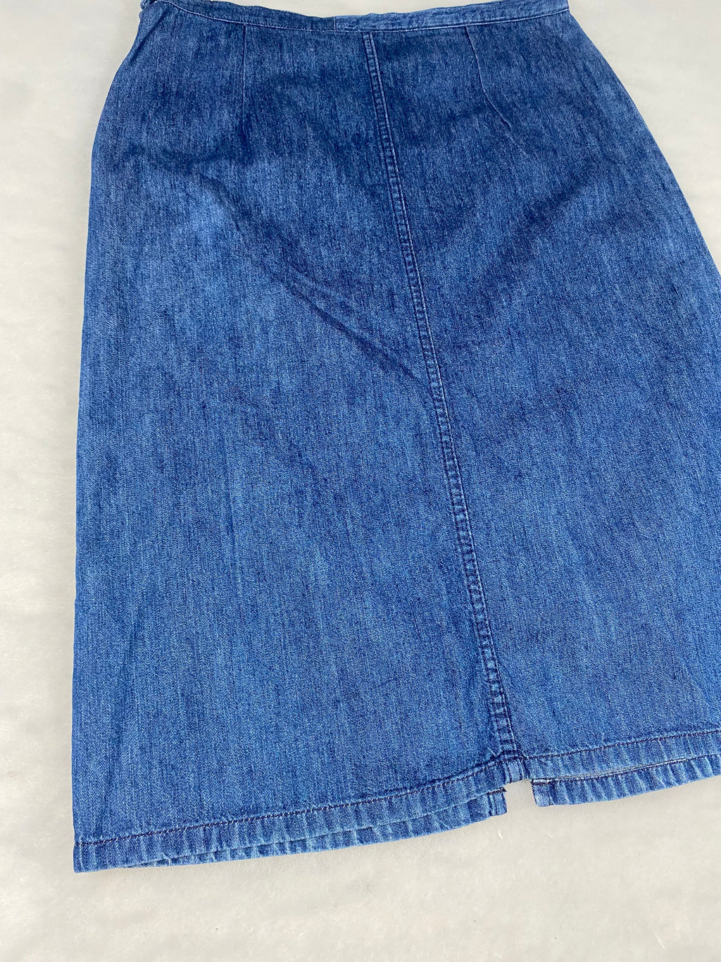 Gonna di jeans blu vintage – Donna Taglia L (IT 46)