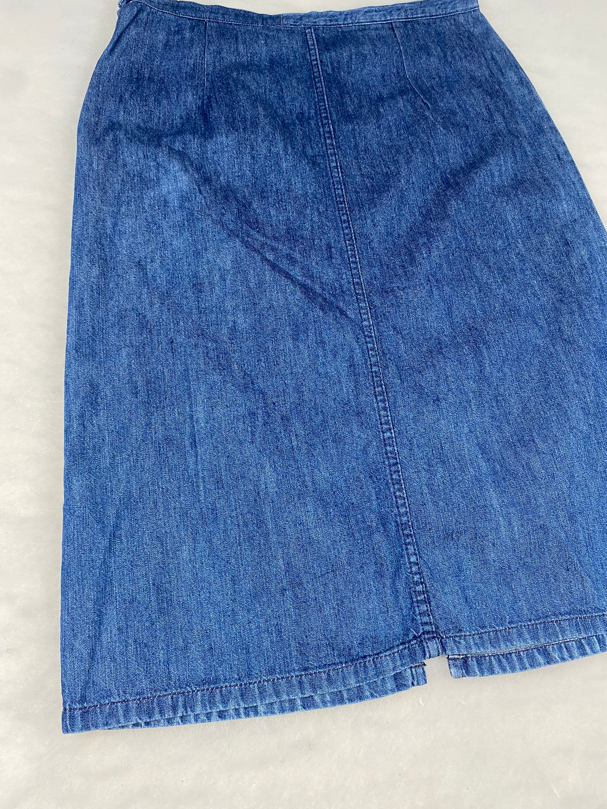 Gonna di jeans blu vintage – Donna Taglia L (IT 46)