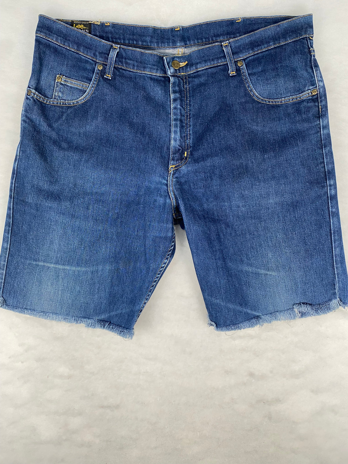 Shorts di jeans Lee blu vintage – Donna Taglia XXL