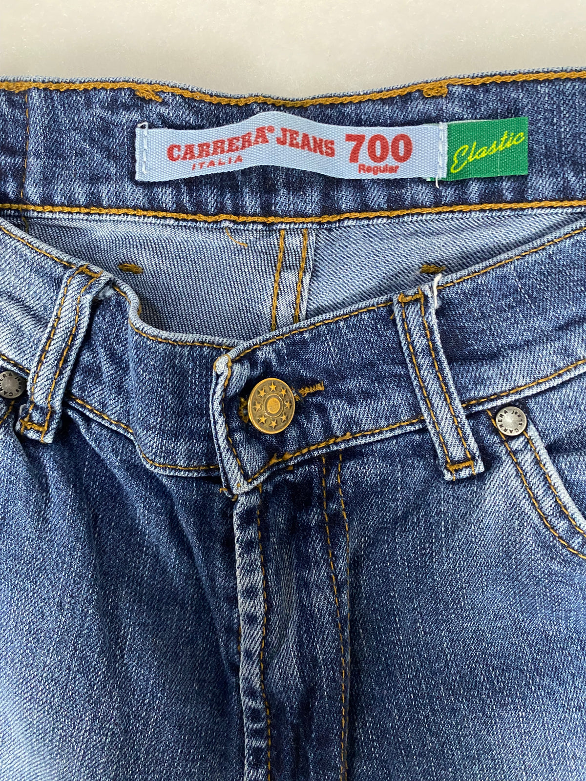 Jeans Carrera 700 blu vintage – Unisex Taglia M