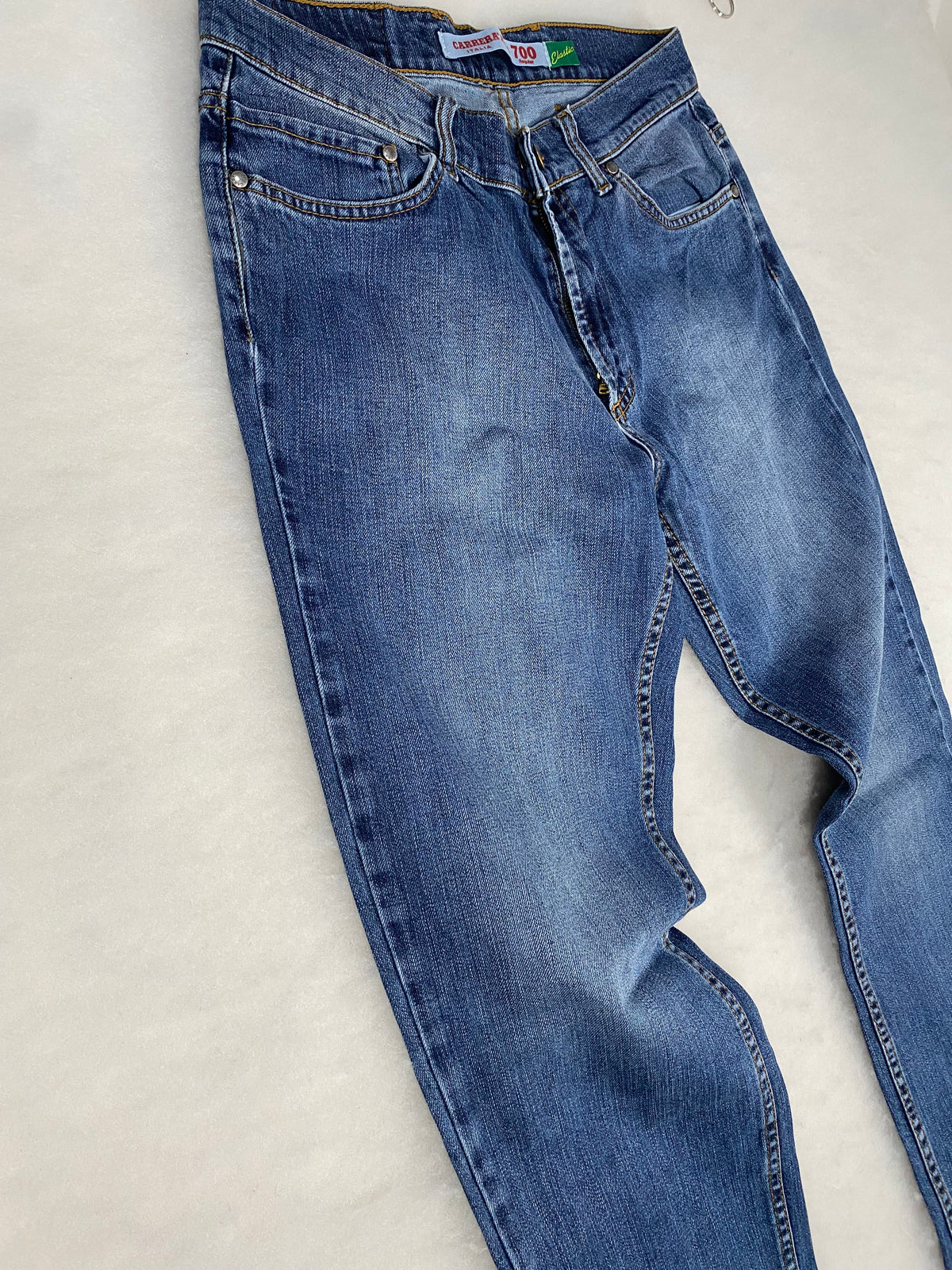 Jeans Carrera 700 blu vintage – Unisex Taglia M