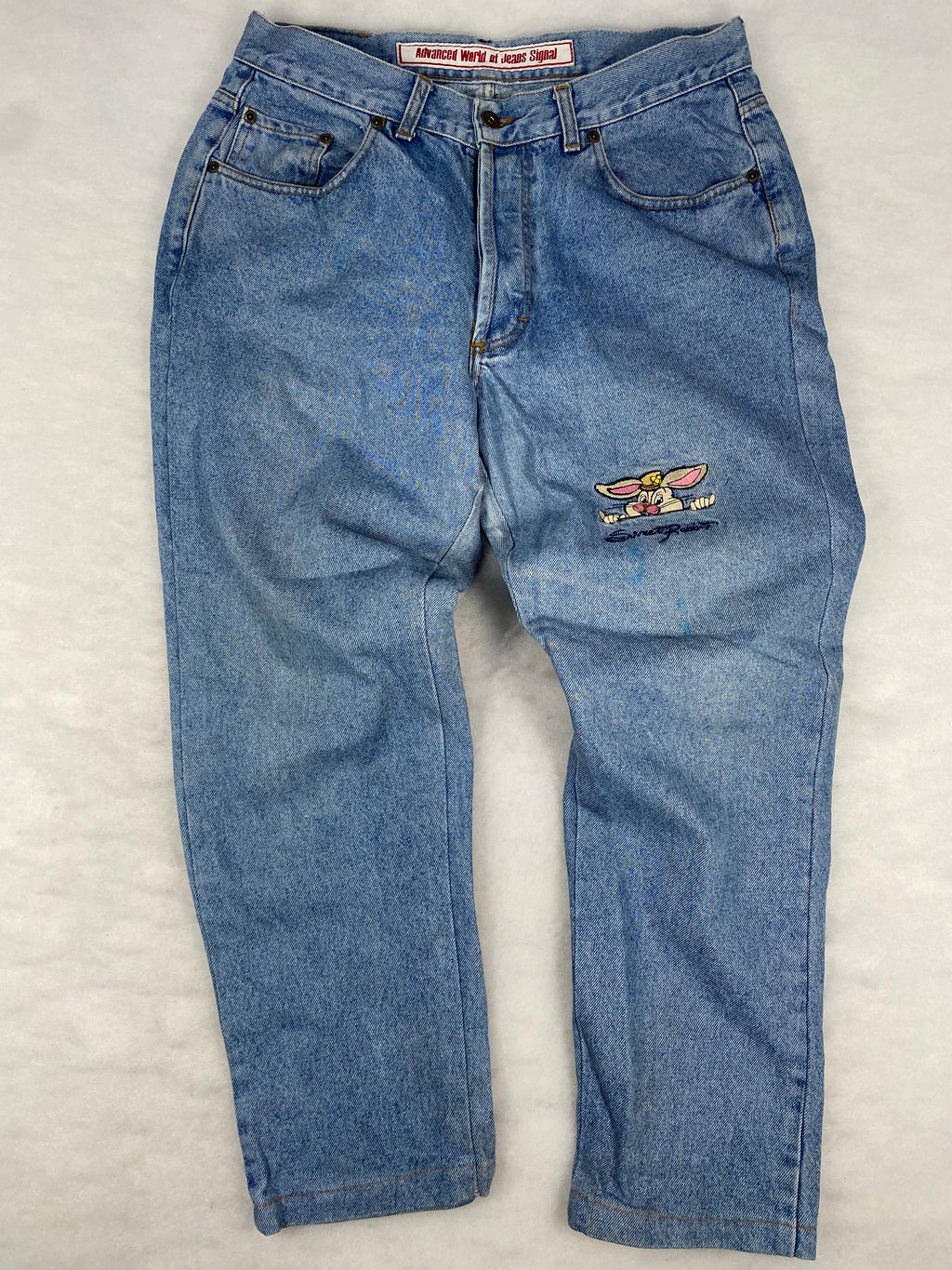 Jeans Casucci blu chiaro vintage – Unisex Taglia L (W32)