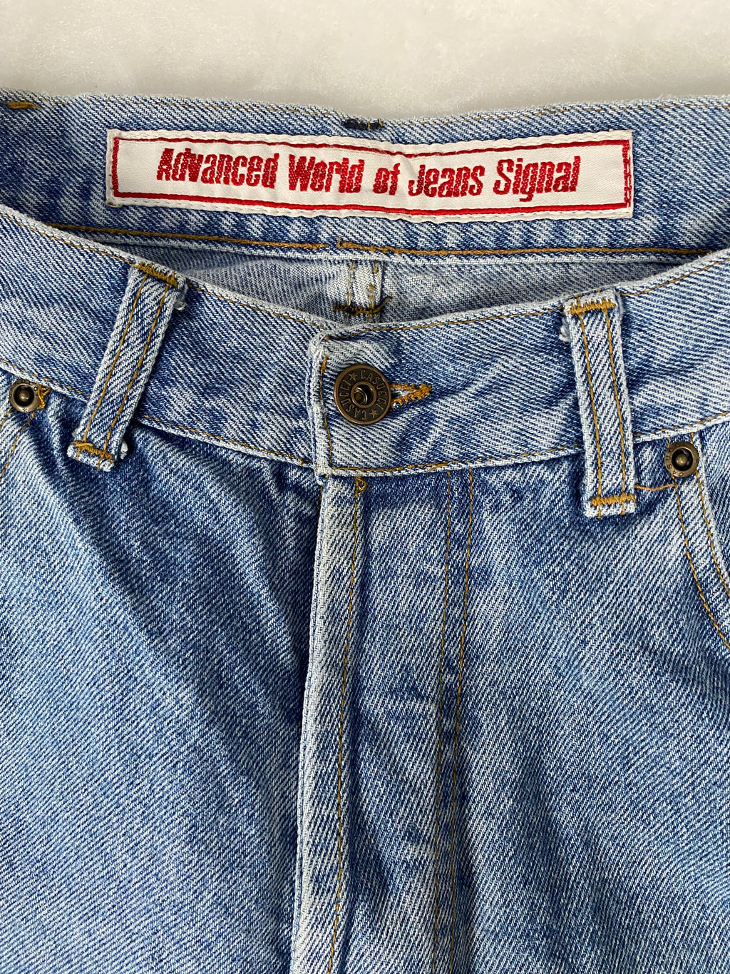 Jeans Casucci blu chiaro vintage – Unisex Taglia L (W32)