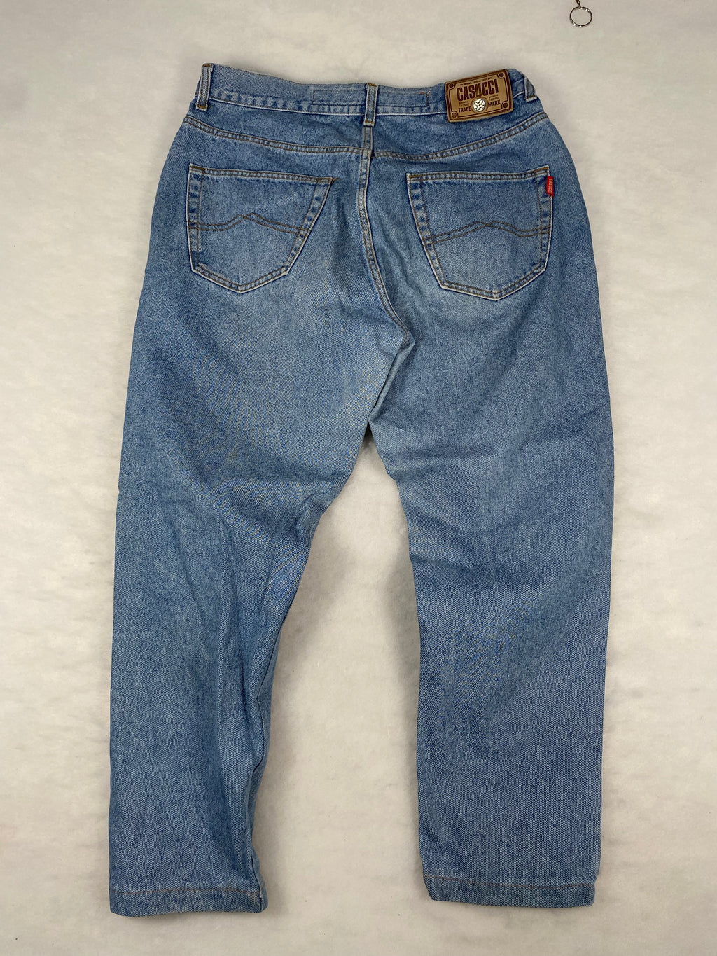 Jeans Casucci blu chiaro vintage – Unisex Taglia L (W32)