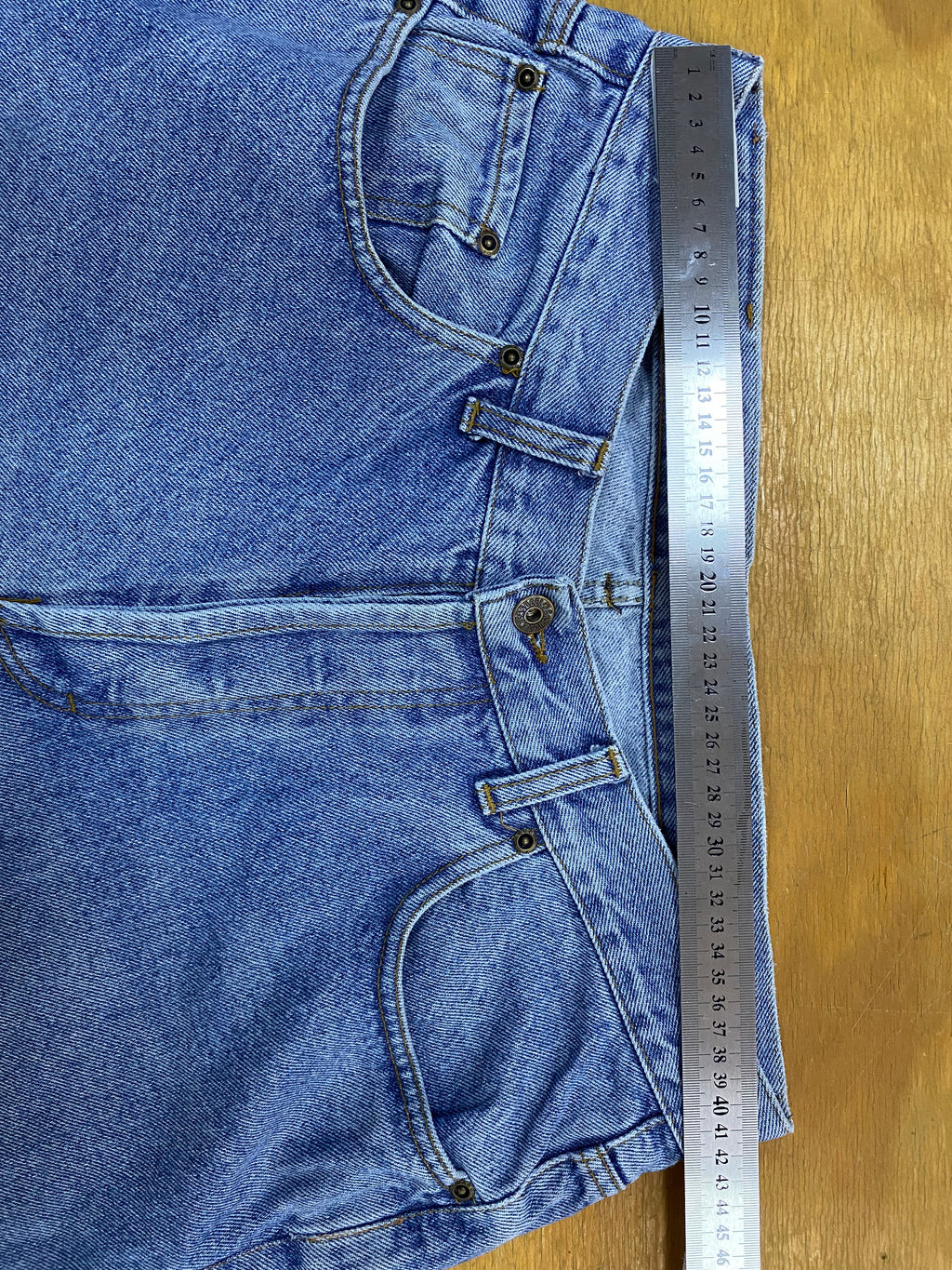 Jeans Casucci blu chiaro vintage – Unisex Taglia L (W32)