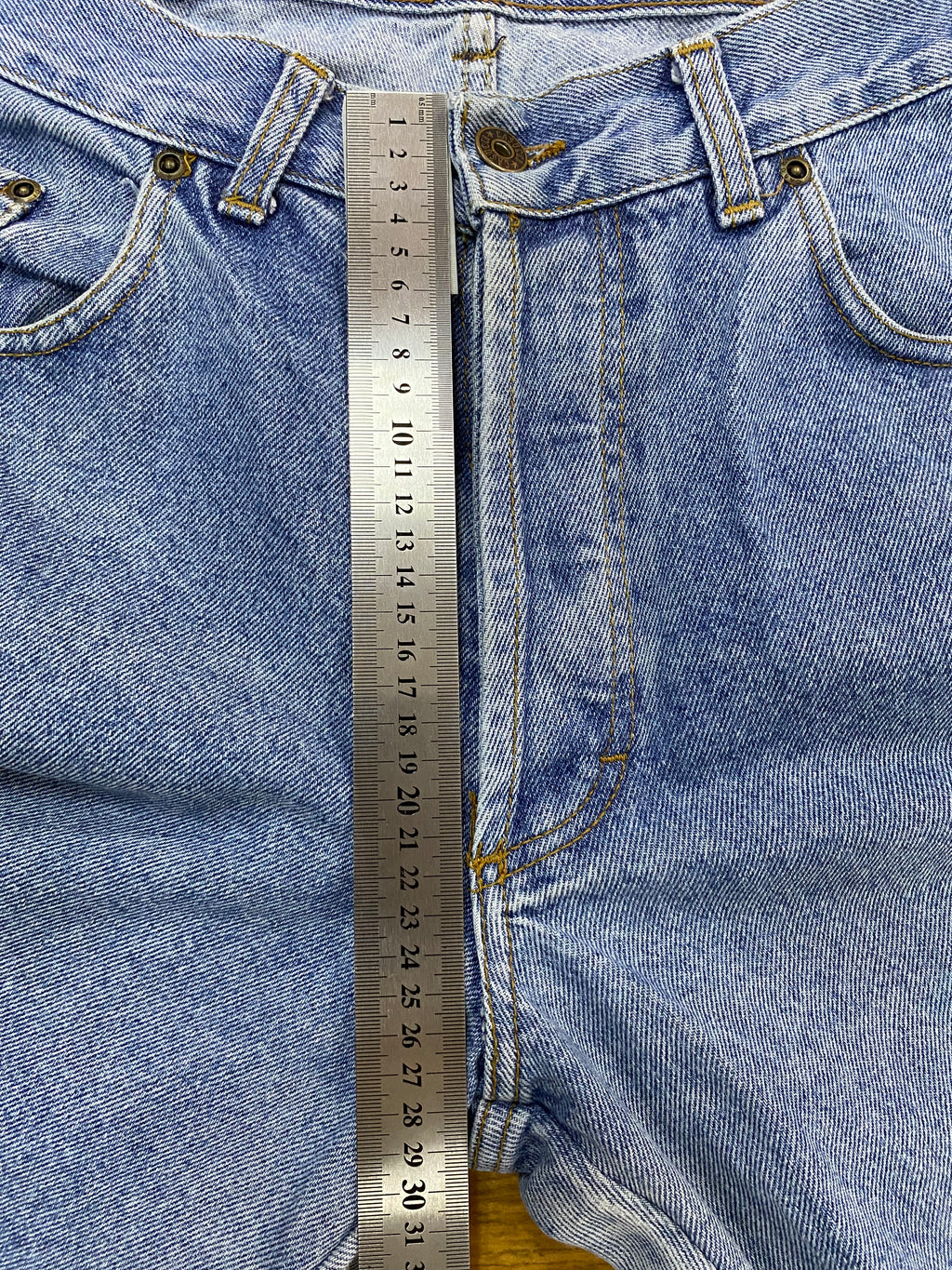 Jeans Casucci blu chiaro vintage – Unisex Taglia L (W32)