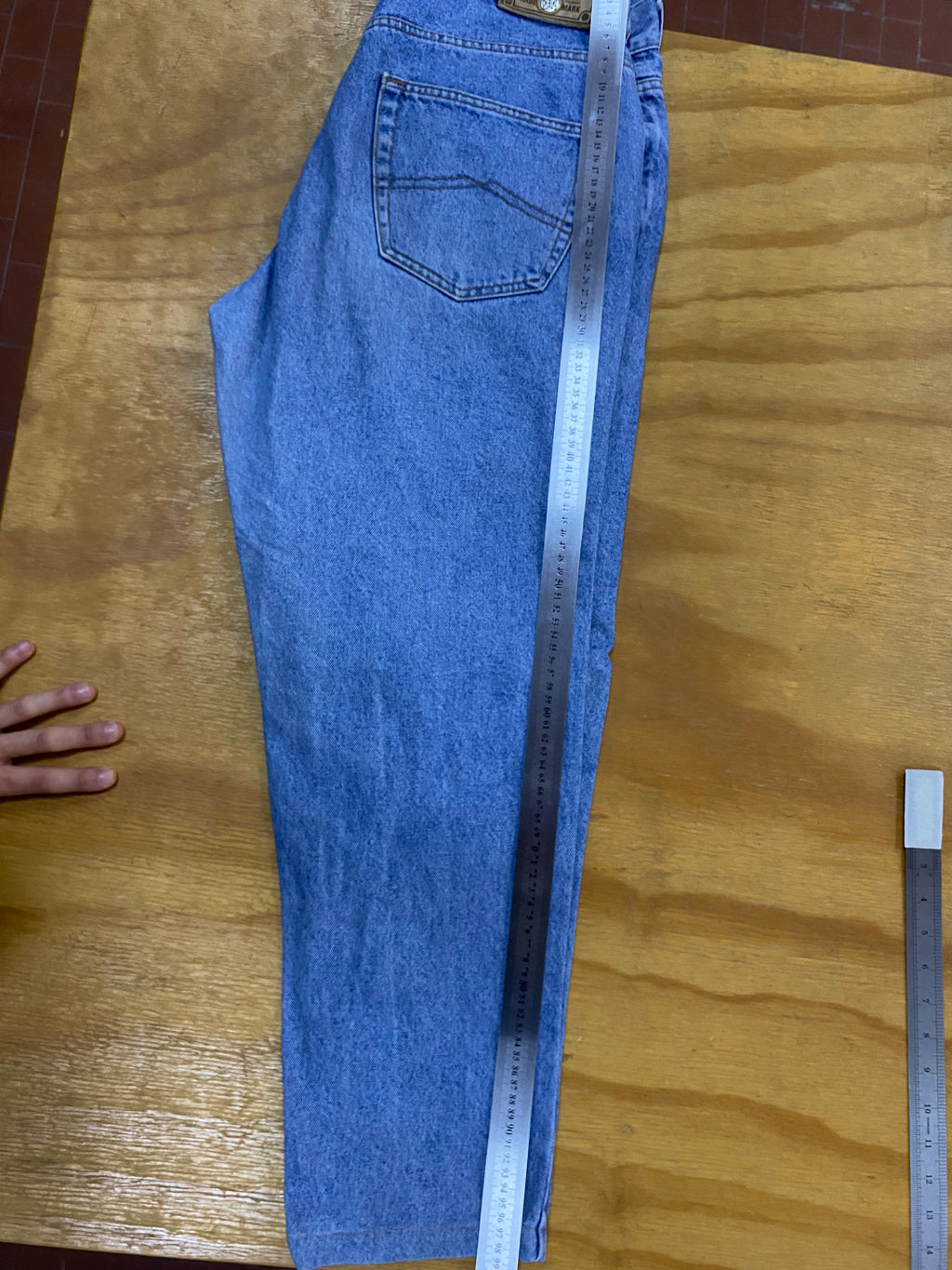 Jeans Casucci blu chiaro vintage – Unisex Taglia L (W32)