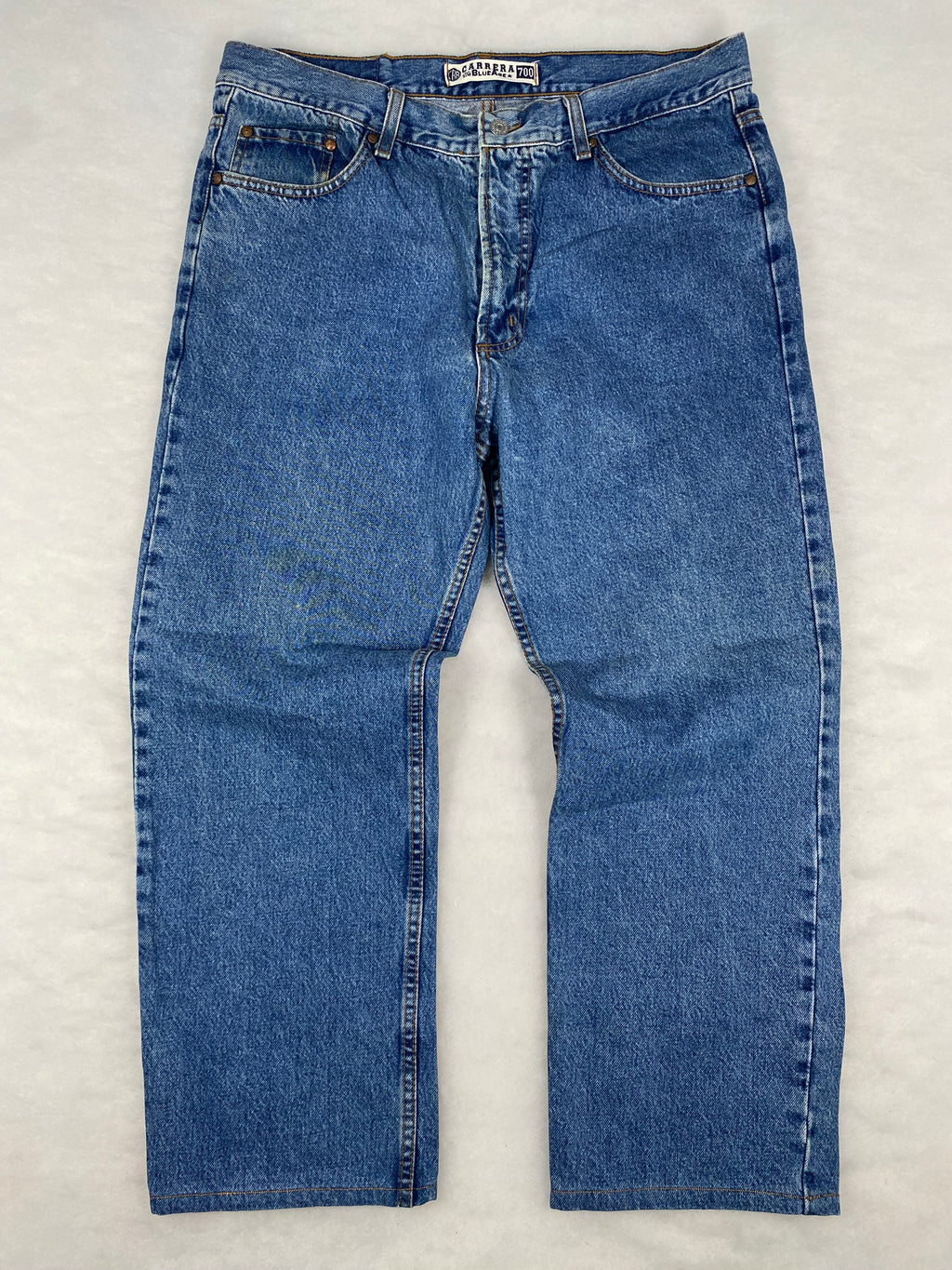 Jeans Carrera blu vintage – Unisex Taglia 2XL (IT 54)
