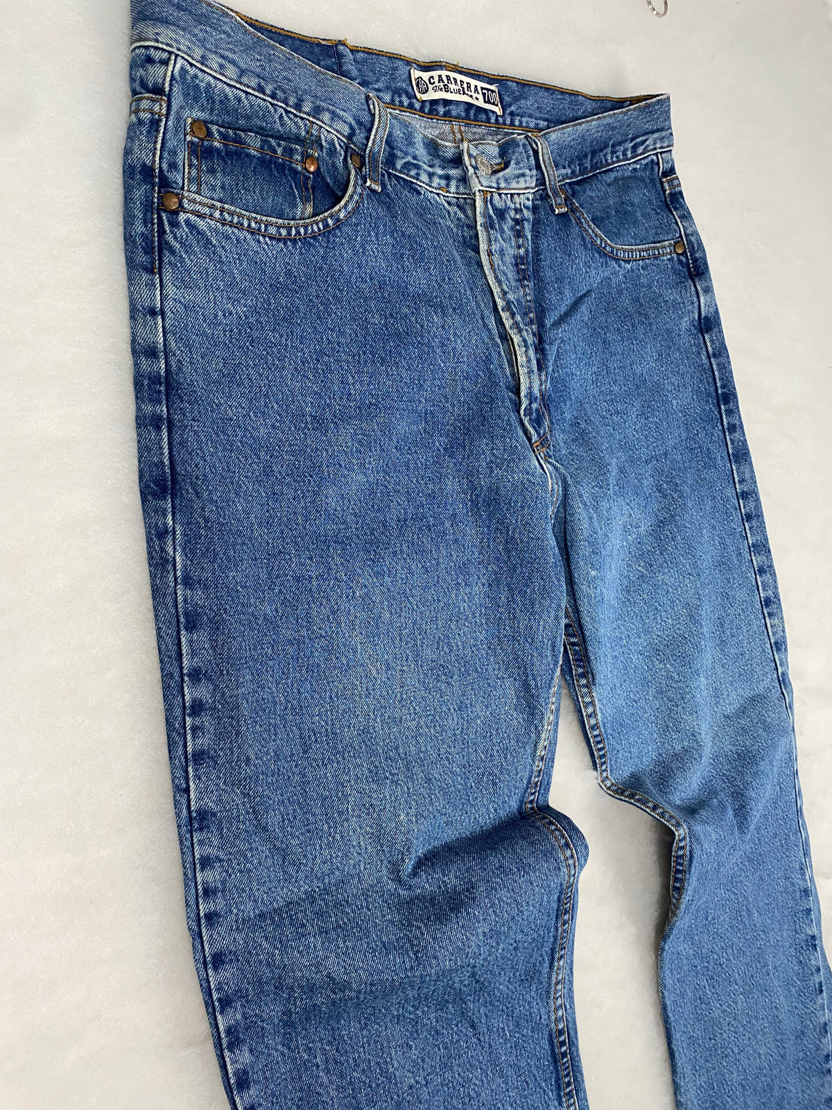 Jeans Carrera blu vintage – Unisex Taglia 2XL (IT 54)