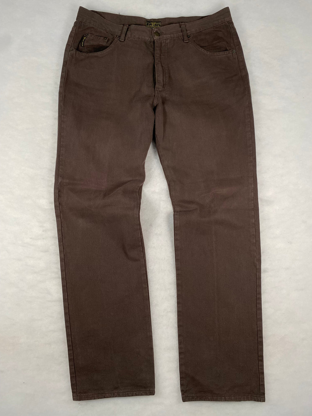 Pantaloni Wampum marroni vintage – Unisex Taglia XL (W38)