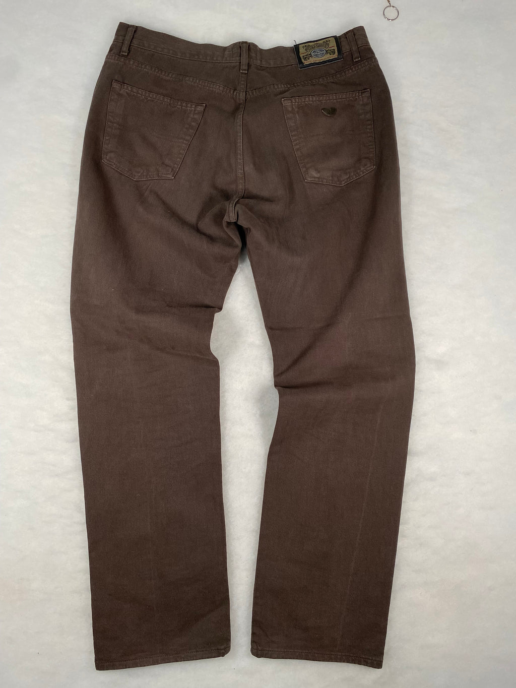 Pantaloni Wampum marroni vintage – Unisex Taglia XL (W38)
