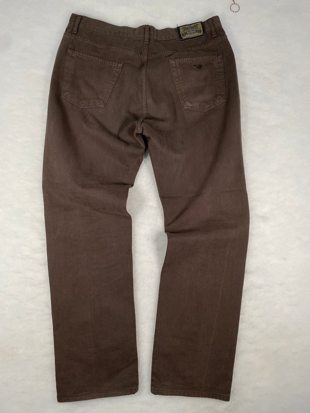 Pantaloni Wampum marroni vintage – Unisex Taglia XL (W38)