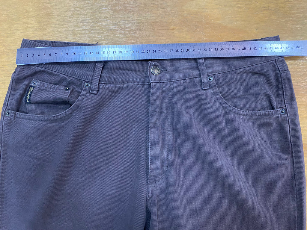 Pantaloni Wampum marroni vintage – Unisex Taglia XL (W38)