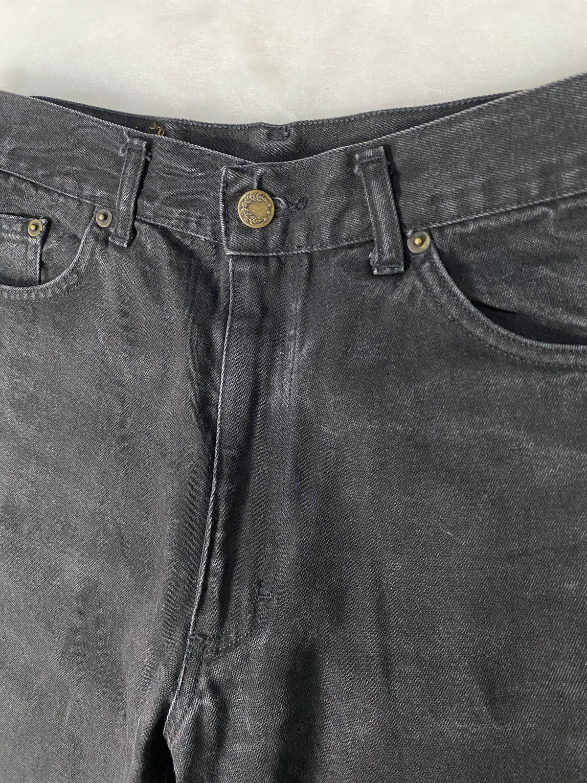 Jeans Original Wear neri vintage – Unisex Taglia XL (W33 L34)