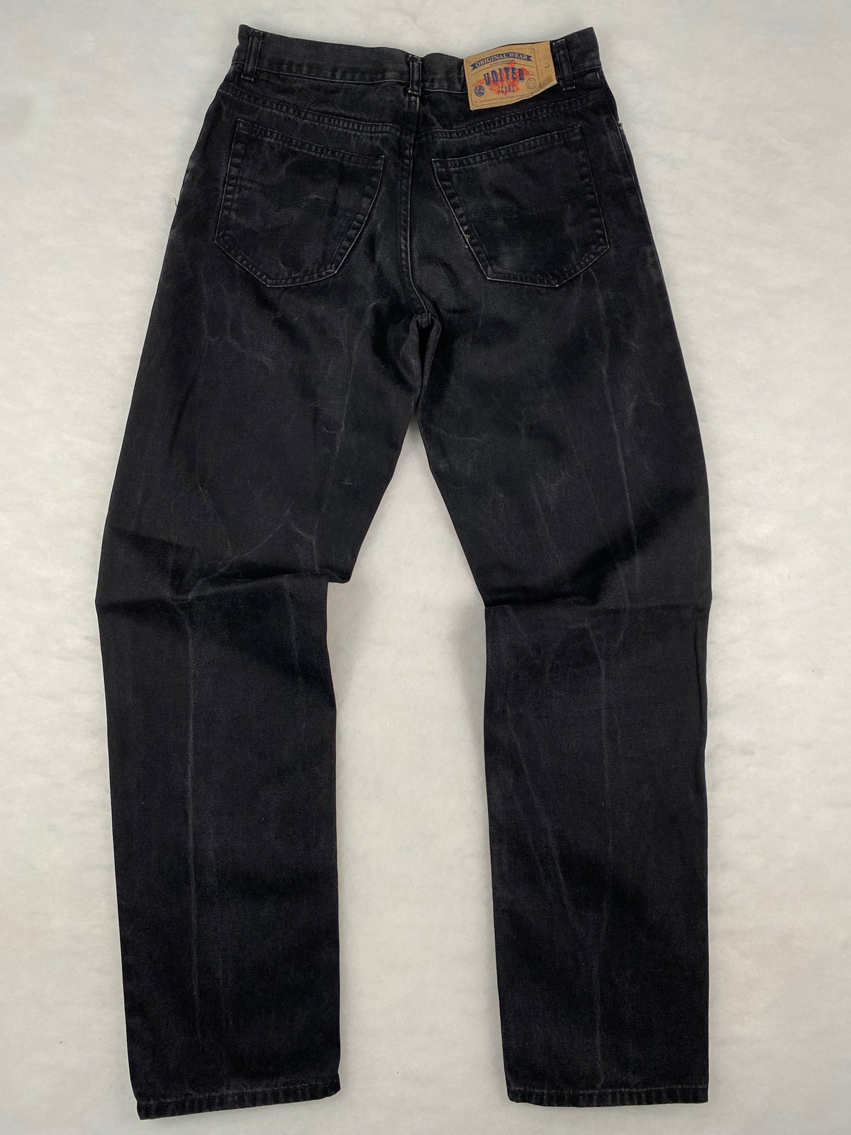 Jeans Original Wear neri vintage – Unisex Taglia XL (W33 L34)