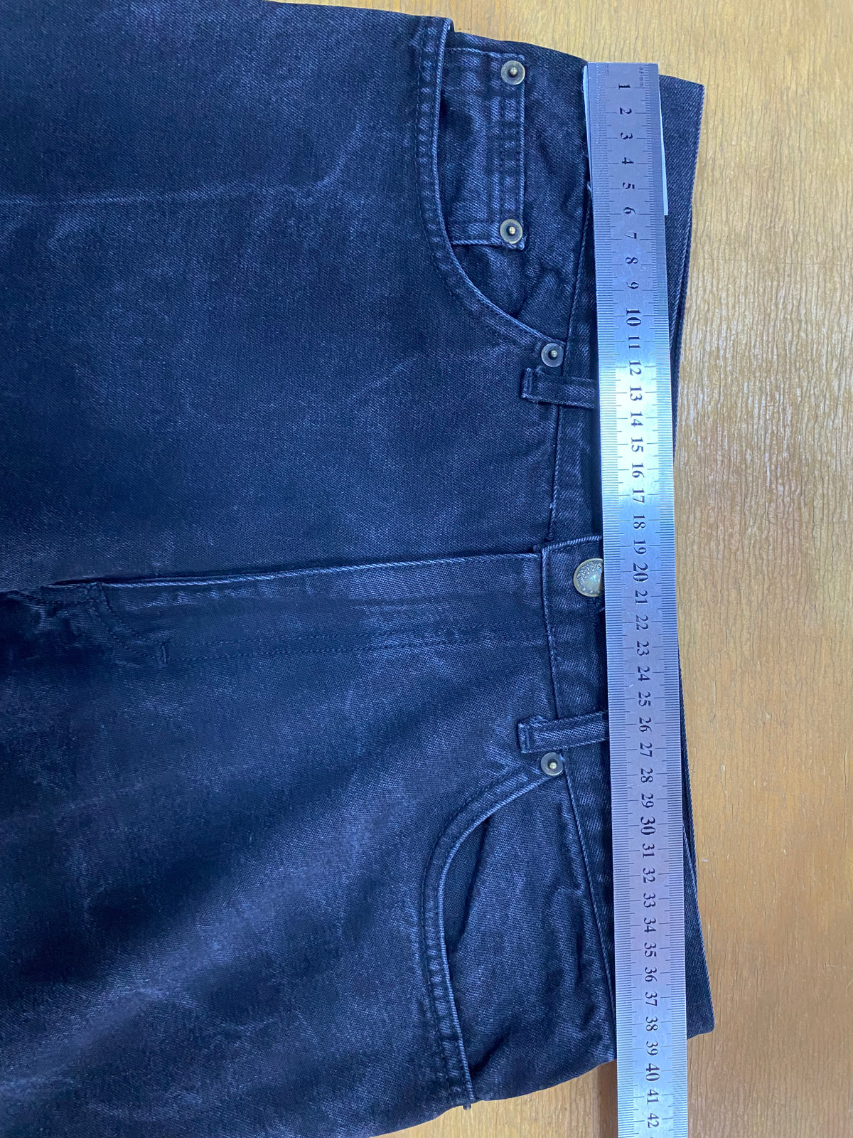 Jeans Original Wear neri vintage – Unisex Taglia XL (W33 L34)