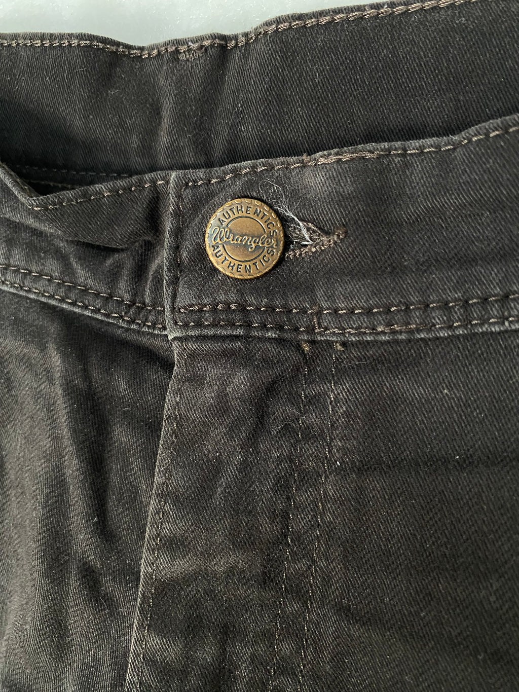 Jeans Wrangler Texas marroni – Unisex Taglia XL (W35 L34)
