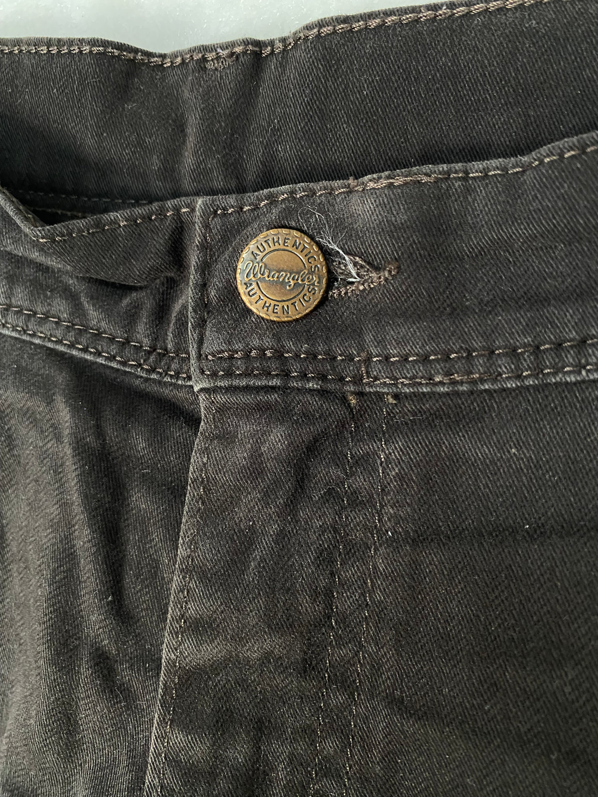 Jeans Wrangler Texas marroni – Unisex Taglia XL (W35 L34)