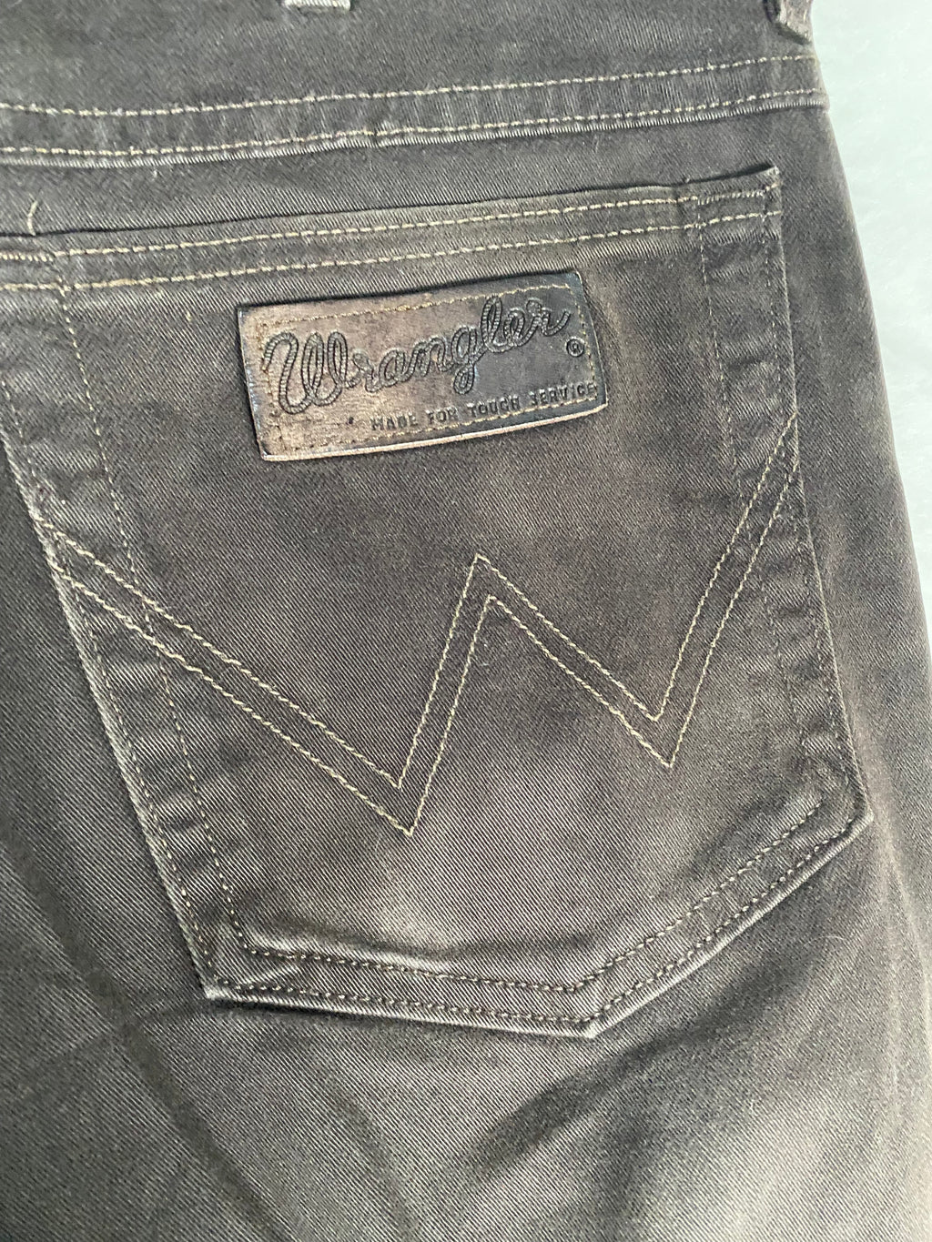 Jeans Wrangler Texas marroni – Unisex Taglia XL (W35 L34)