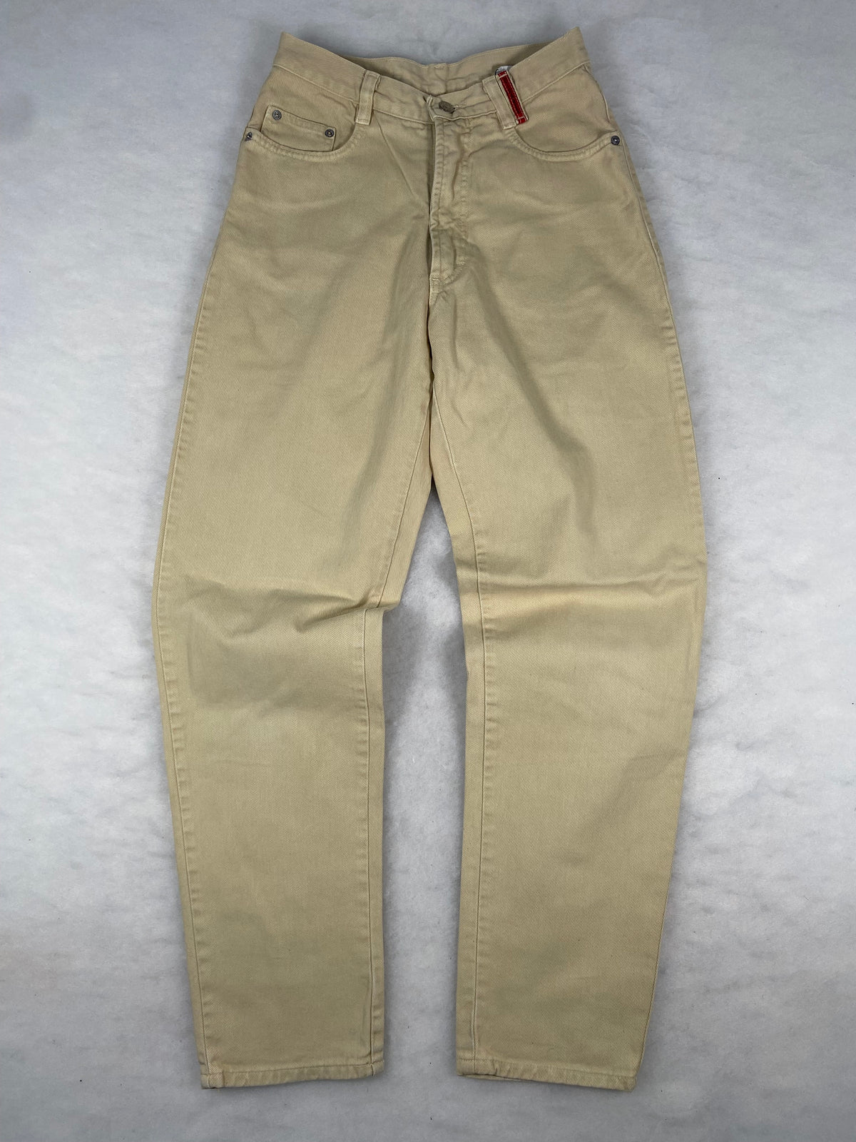 Jeans Cigaree beige vintage – Unisex Taglia S