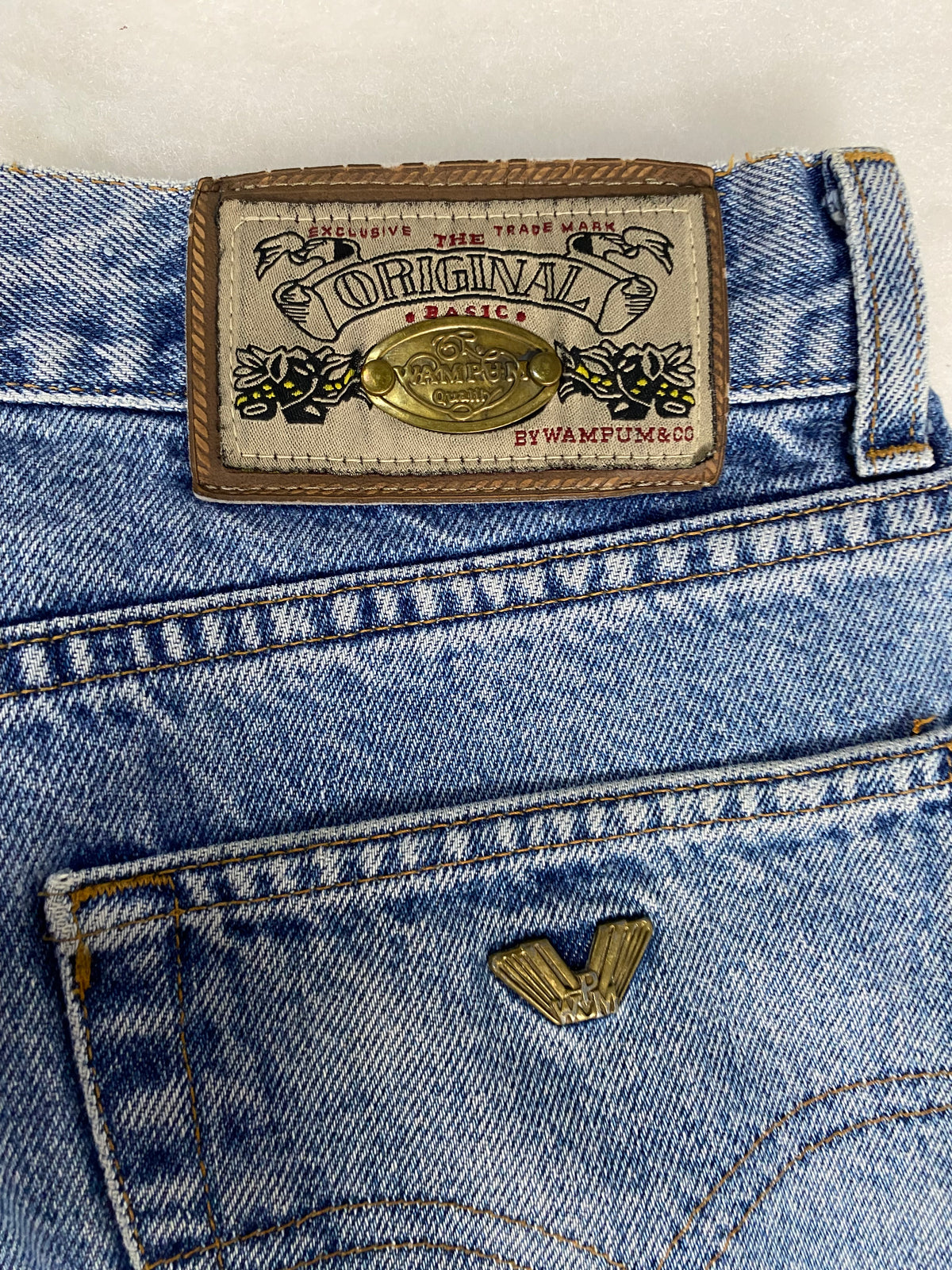 Jeans blu vintage – Unisex Taglia M