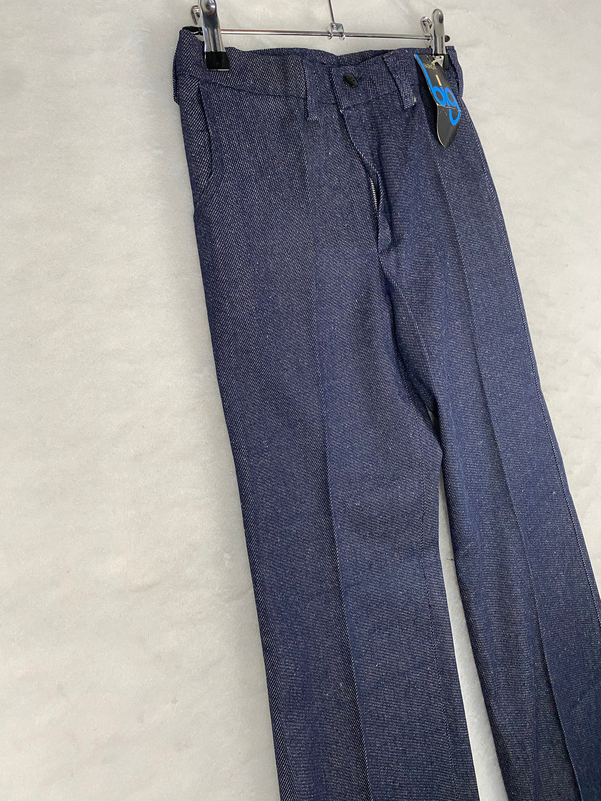 Pantaloni Big Fashion blu vintage – Donna Taglia S