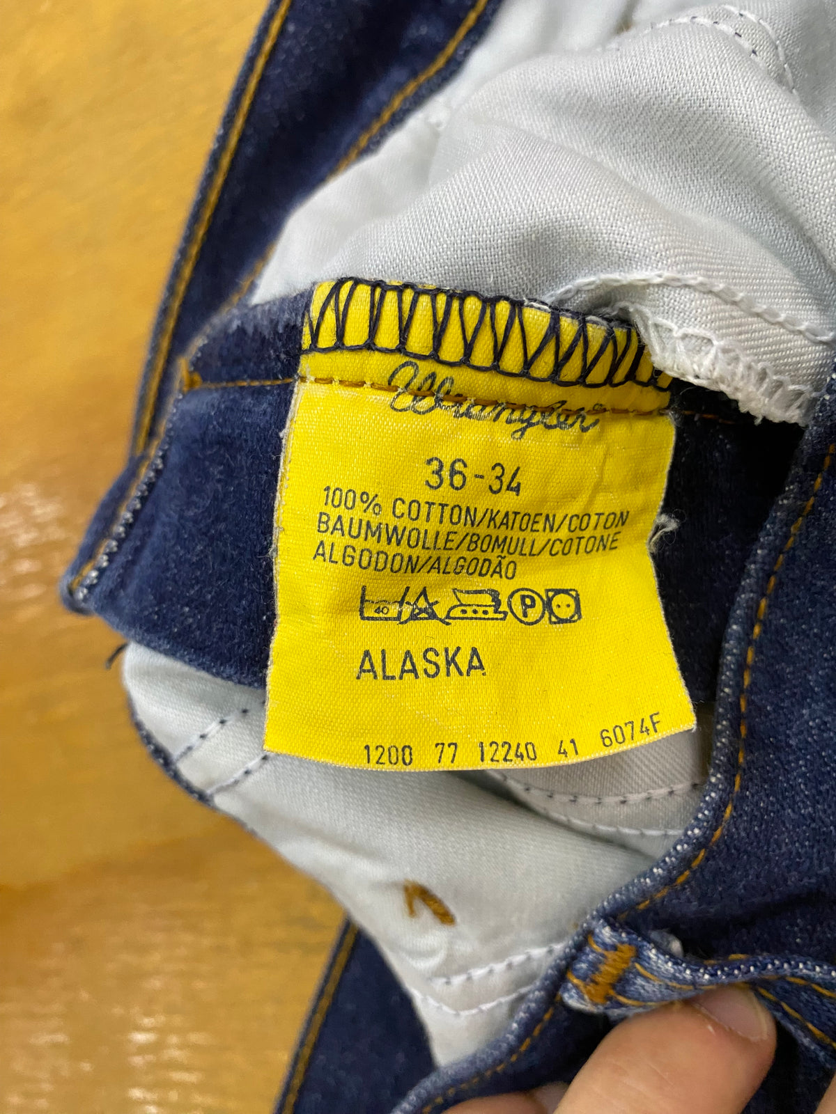 Jeans Wrangler Alaska blu – Unisex Taglia 2XL (W36)