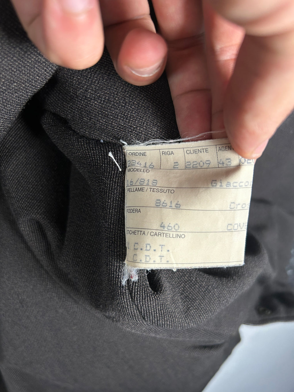 Giaccone di pelle marrone con collo in montone vintage – Uomo Taglia XL (IT 52)