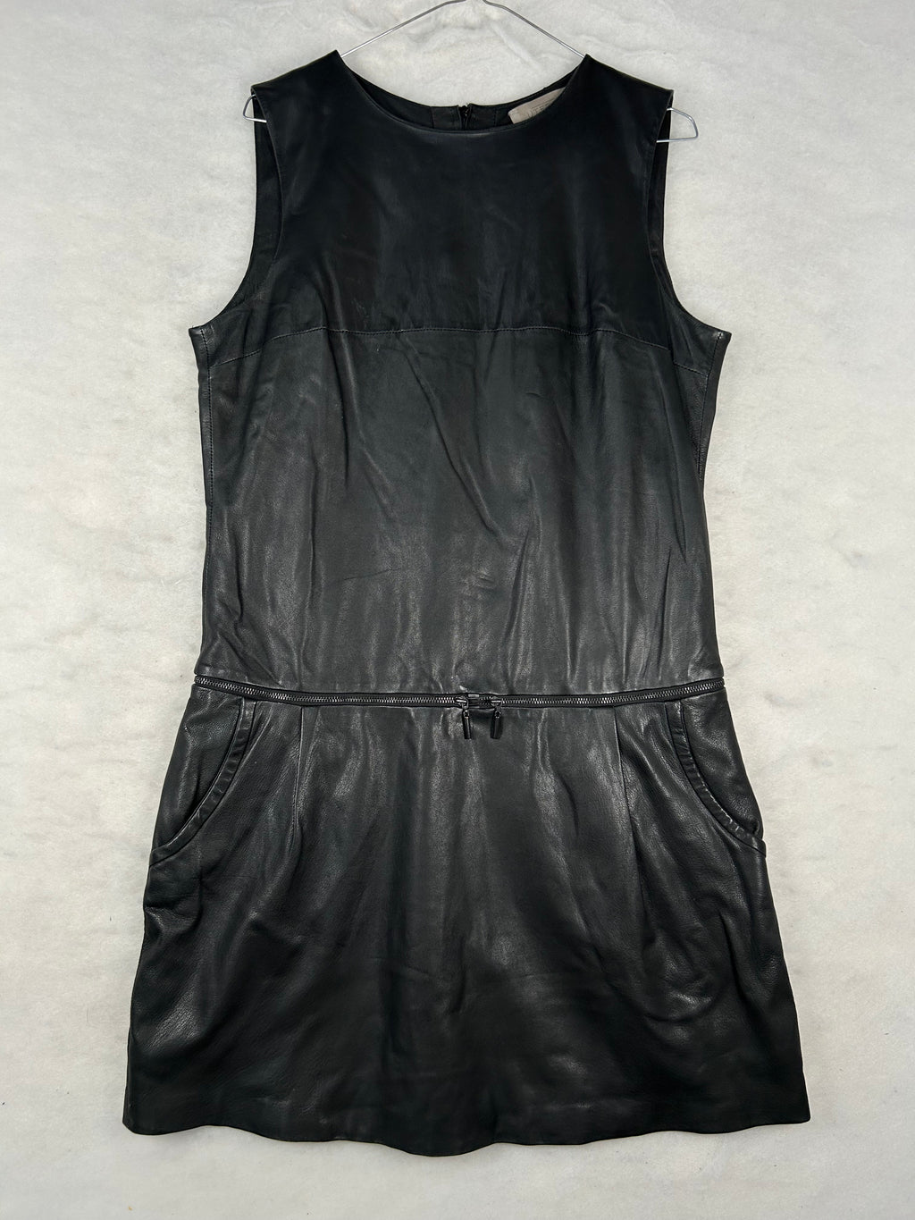 Abito di pelle nero vintage – Donna Taglia S