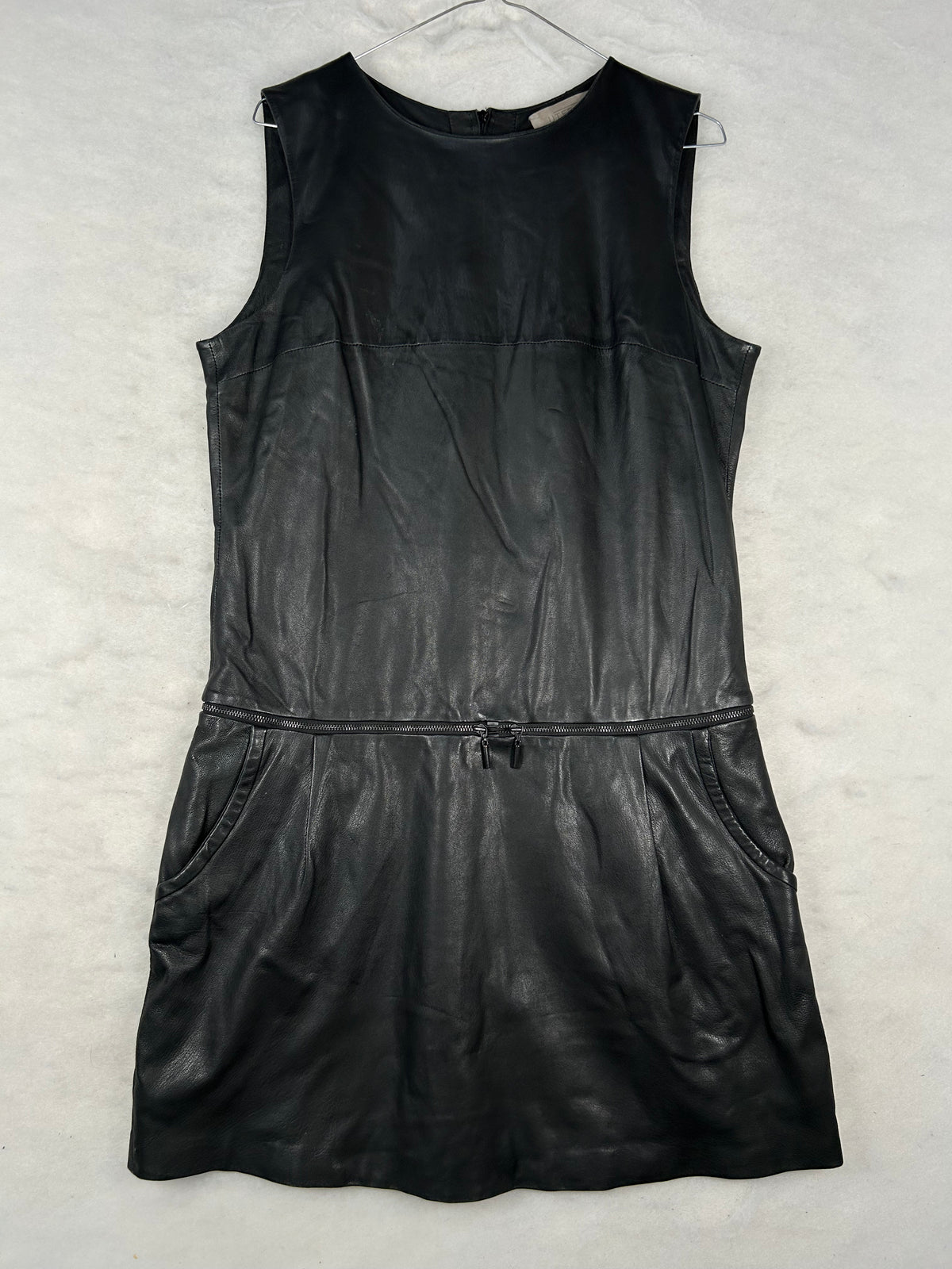 Abito di pelle nero vintage – Donna Taglia S